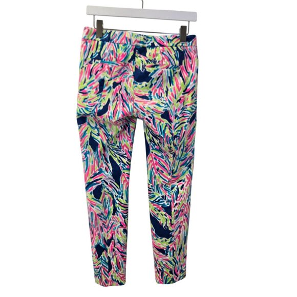 Lilly Pulitzer Textured Kelly Skinny Ankle Pant Size 2 - Picture 2 of 6